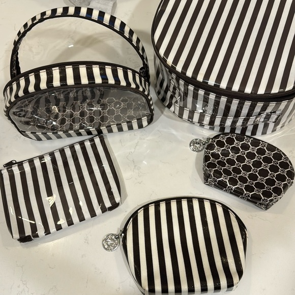 EUC Henri Bendel makeup bag set - Picture 1 of 6